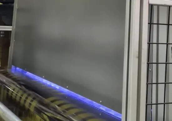 UV coating inspection with specialized lighting on a converting line