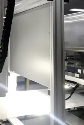 Medical pouch inspection system detecting foreign matter